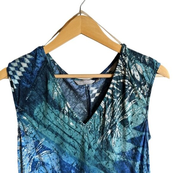 Jams World Dress Size Small Tapa Jungle Blu Vintage Blues Jungle Beach - Picture 3 of 13